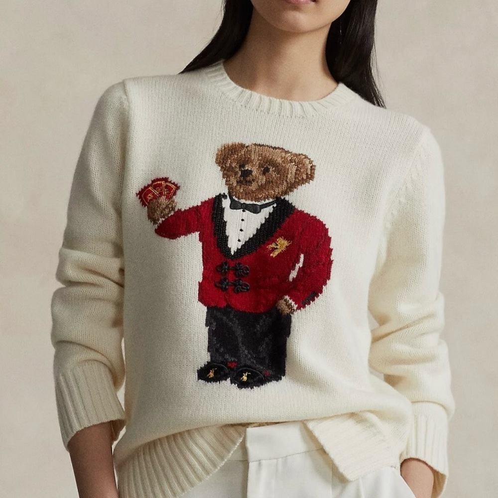 Polo Ralph Lauren Women's Lunar Year
Polo Bear Sweater - XL